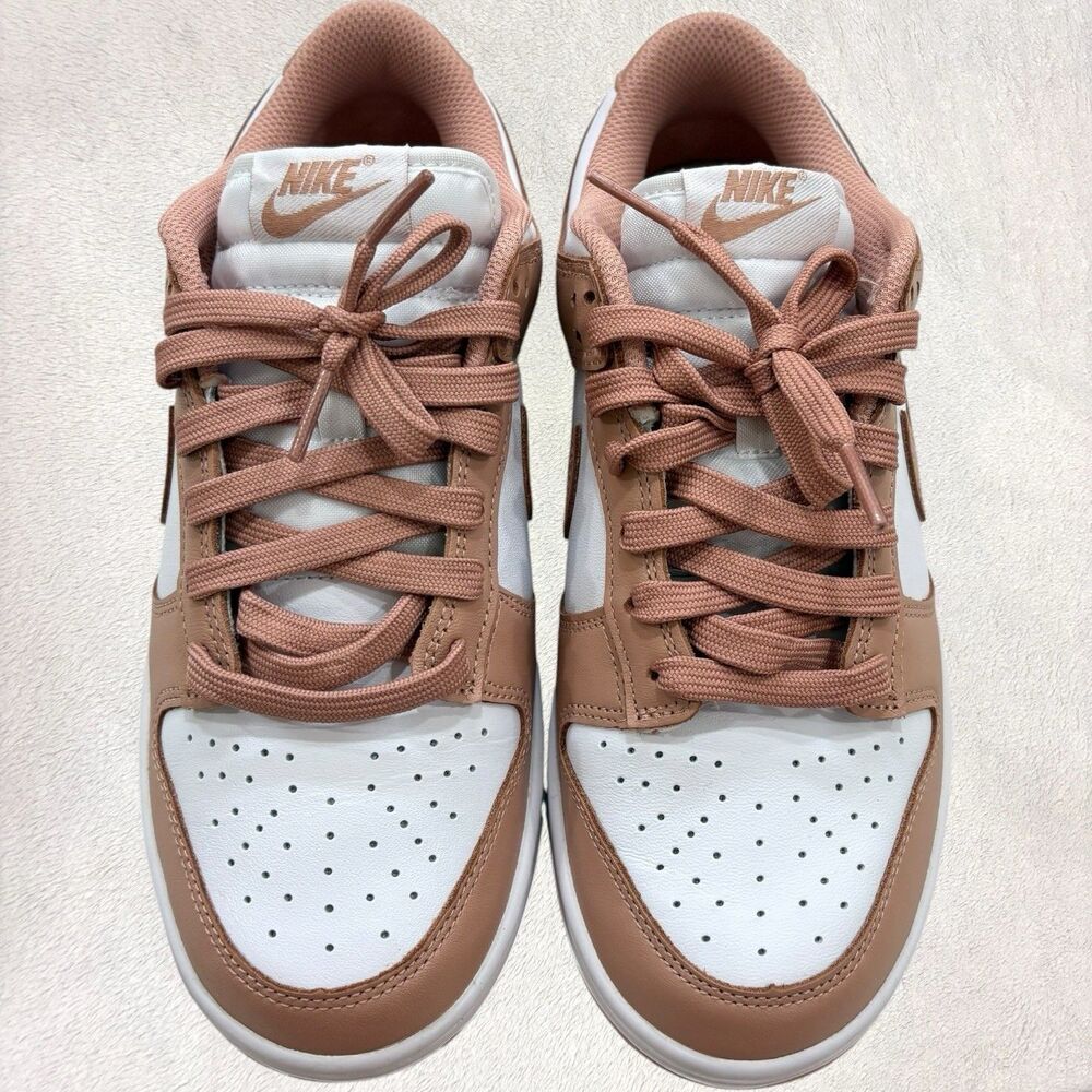New with Box Nike Dunk Low Top Rose Whisper Womens 8 UK 5.5 Pink DD1503-118 - Picture 3 of 6